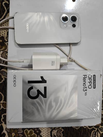 OPPO Reno13 5G 12/256 6 months warranty 90/95k waley rabta na karein