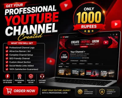 Apna YouTube Channel Banwaye - Sirf 1000 me