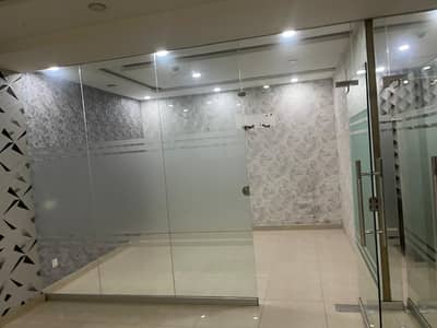 Tempered Glass Partition Setupwith Glass Door – 8mm Complete Setup