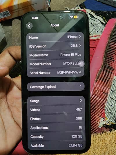 Apple iPhone 15 plus