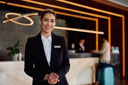 receptionist ( male, female)