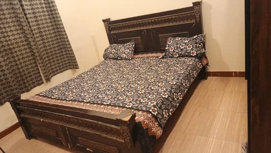 Urgent Sale Wooden Bed