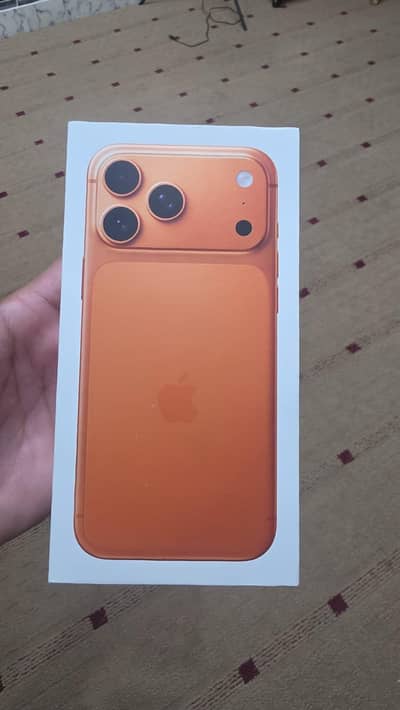 17 Pro Max box packet 256gb orange USA