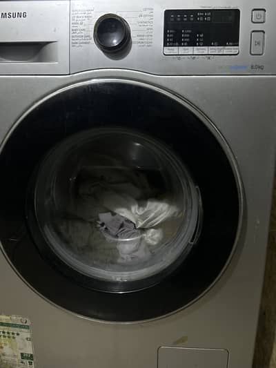 Samsung 8kg front load automatic washing machine for sale
