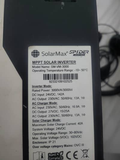 Solar Max 3KW Inverter