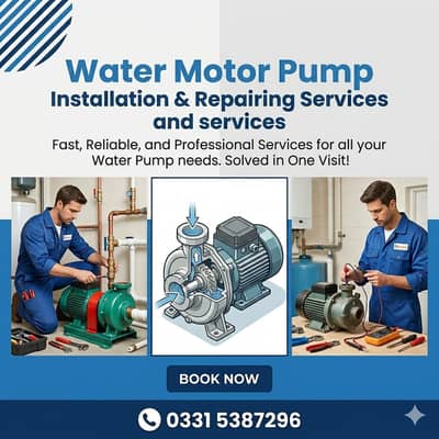 Water Pump Repair & Maintenance / Water Pump Wiring & Fitting services