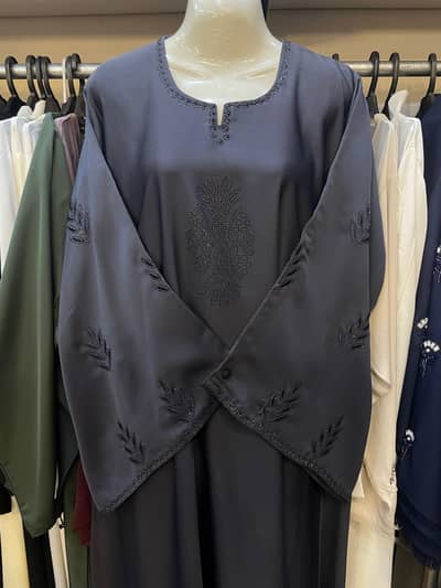 Sleeves Embroided stonework Abaya