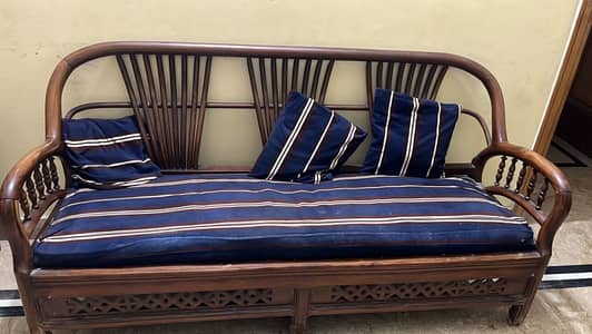 Wooden sofa set 3+1+1 for sale