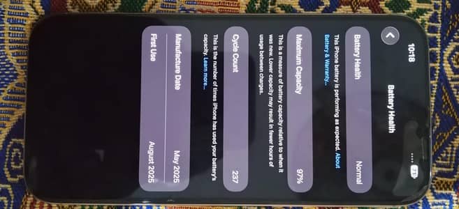 Apple iPhone 16 Pro Max with sim time