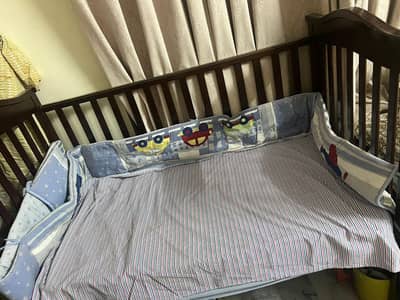 Baby cot for sale with mattress