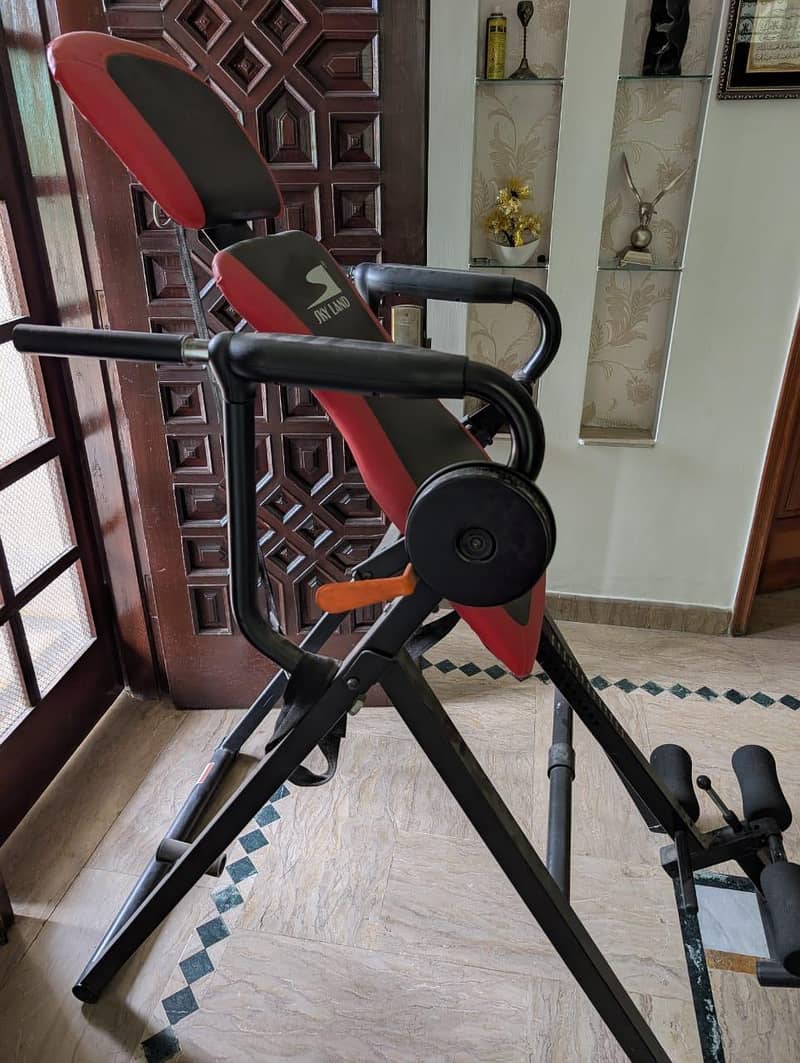 Foldable inversion table 2