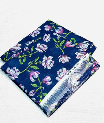 Branded 2pic soft lawn bana dora