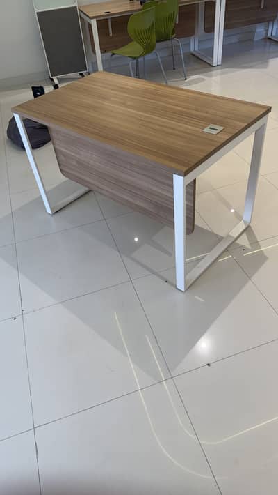 Dimensions office desk/table and chairs