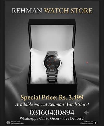 Rehman Watch Store – Premium Elegance at an Irresistible Price!