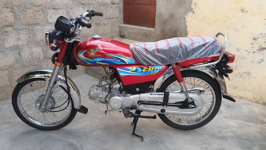 Honda cd 70 Model 2024 All Punjab number LaGa ha