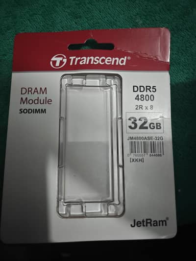 Transcend  DDR5 32GB 4800mhz Ram