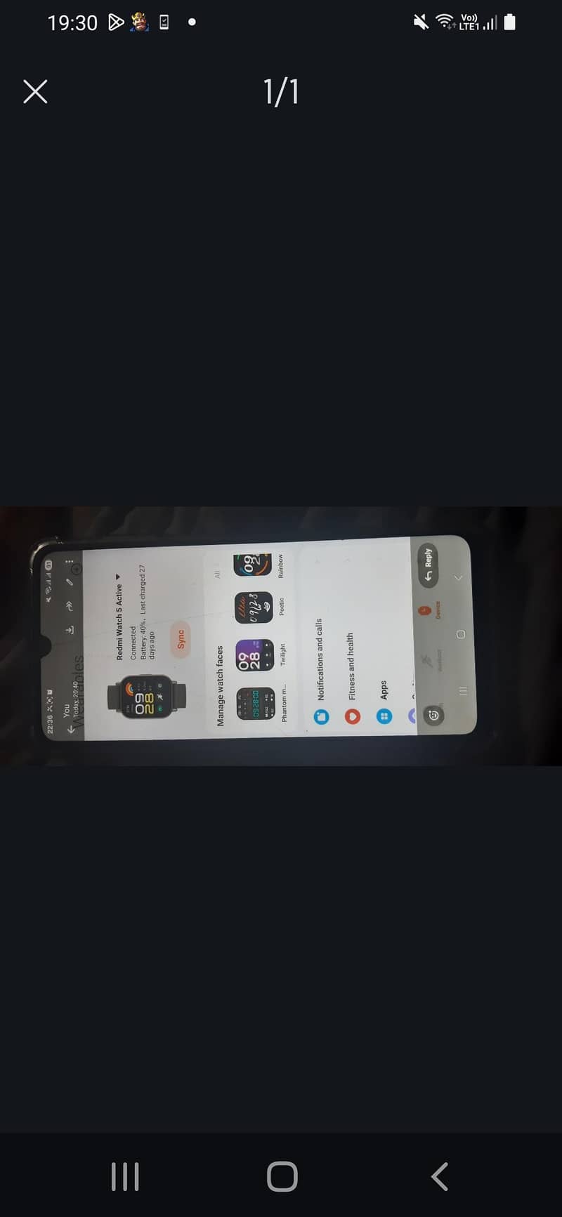 Watch 5 active Redmi 7