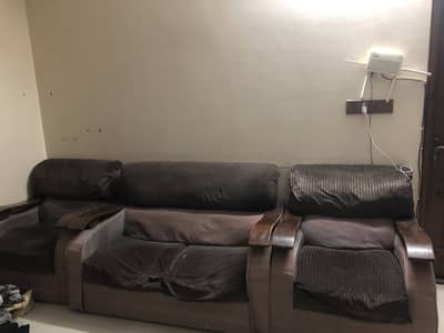 Brown sofa set