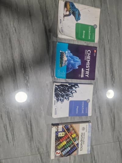 o levels Chemistry, maths, physics, biology cambridge textbooks