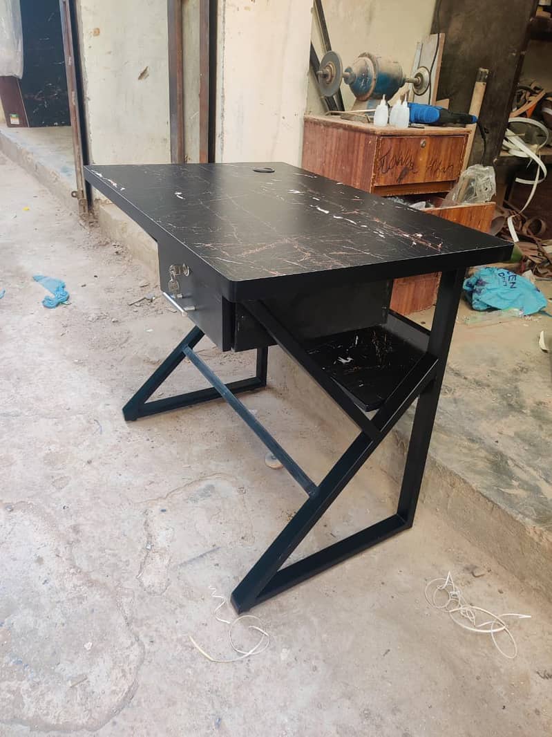 K shape table- Laptop table-Study table-Workstation-Computer table 11