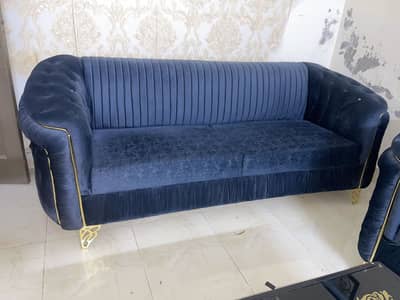 Sofa set colour dark grey