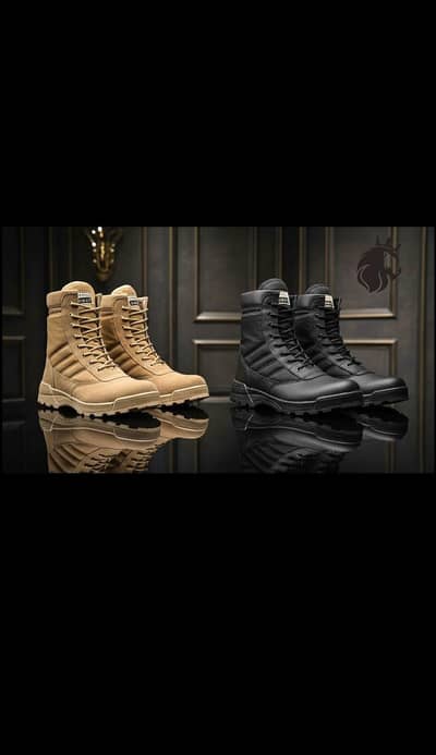 Army and Police Long  Boots Shoes