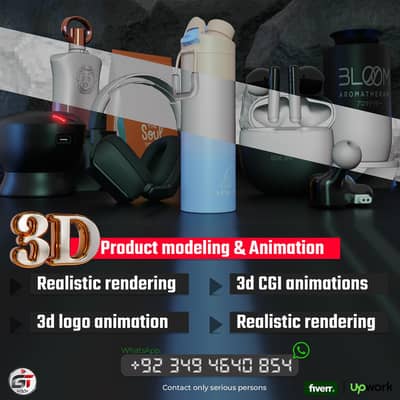 3D product modeling and animation services