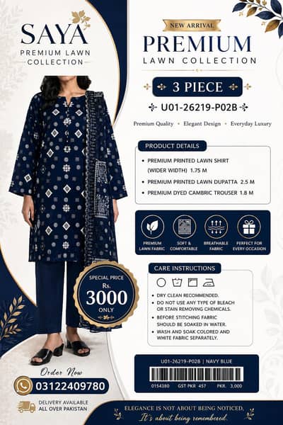SAYA Premium Lawn Collection