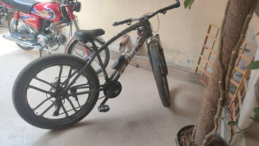 Bycycle with dirt tyre 26"