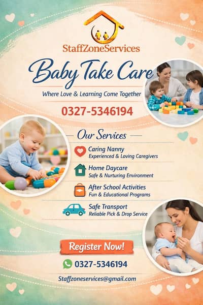 Babysitter Services | Nanny Services | Baby Care Staff | Aya Services