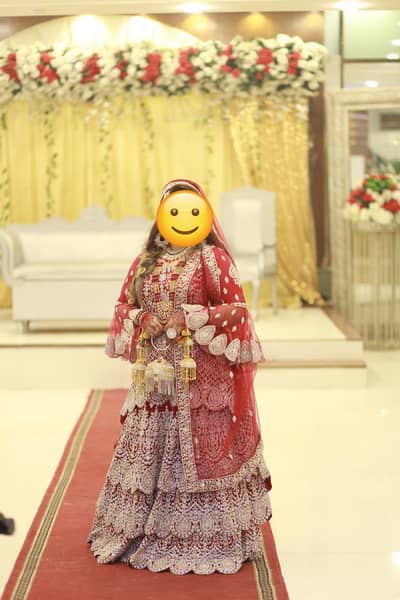 bridal baraat dress