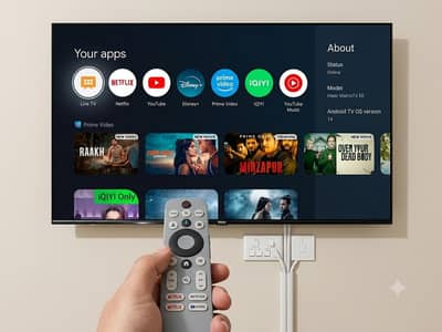Haier 55 Inches QLED 4K 120 Hz Smart TV 10/10 with Box