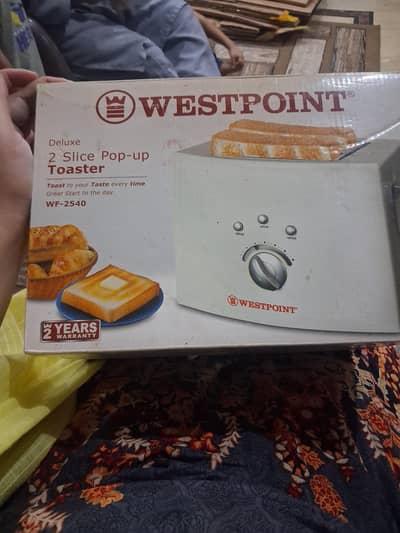 westpoint original toaster for sale new box packed