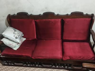 Wooden Sofa Set