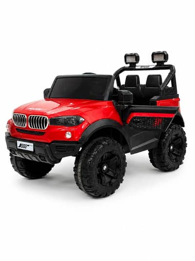 Kids Electric Ride-On SUV Car - Red / Battery Operated / Led Lights