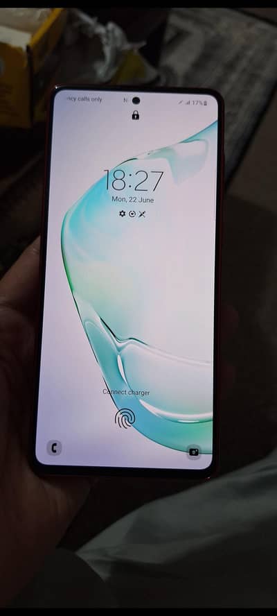 Samsung Mobile Note10 Lite excellent condition