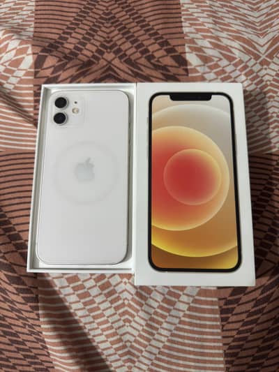 Apple iPhone 12 with box 128 gb