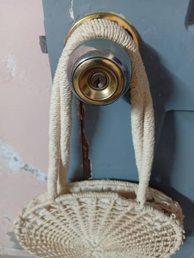 handmade hand purse