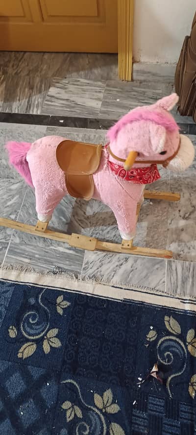 rocking horse with music
