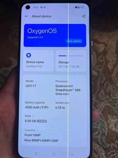 One Plus 9 5g price negotiable
