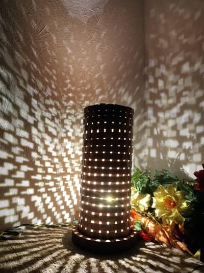 **Handmade Copper Woven Lamp | Decorative Shadow Lamp
