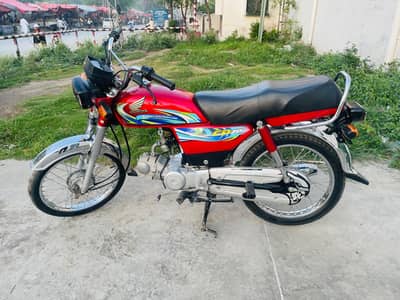 honda cd 70 2024 model isb registered