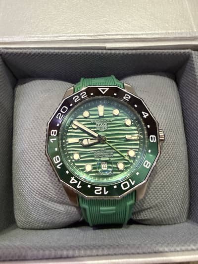 TAG Heuer Aquaracer GMT Green Dial – Premium Luxury Watch