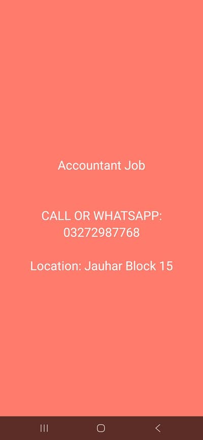 Job Offer: Office Accountant