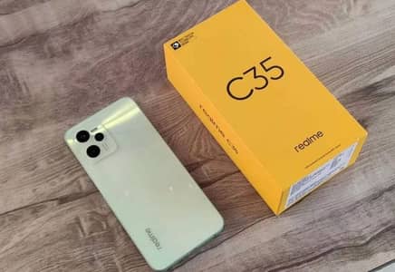 Realme c35 All to all with box ok 10/10 pta approved 8/128