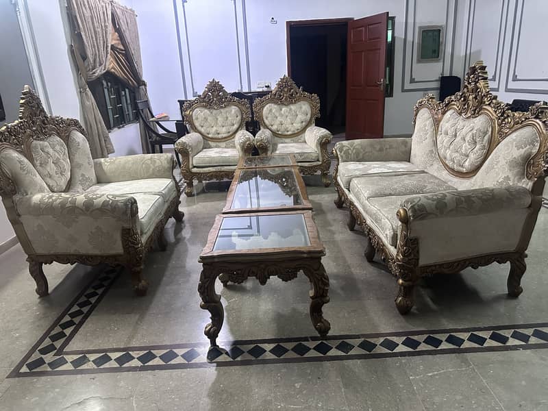Complete sheesham Sofa set 1