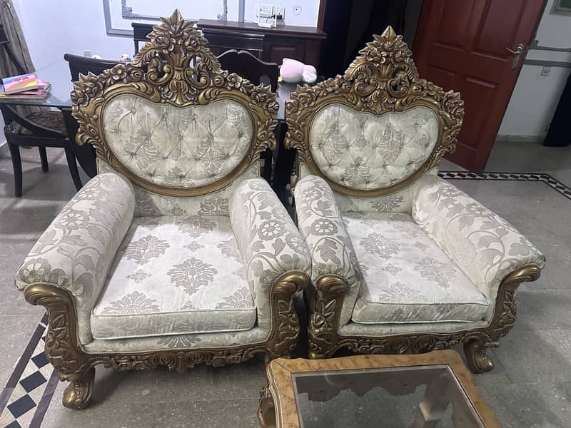 Complete sheesham Sofa set 2