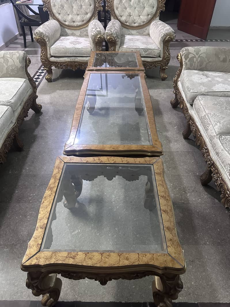 Complete sheesham Sofa set 4