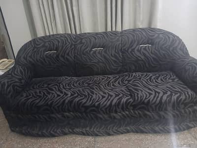 5 Seater Sofa set - Black