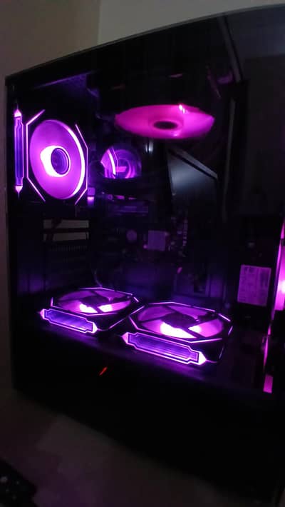 For Sale Tempered Glass PC Case(with 3 infinity Argb fans)
